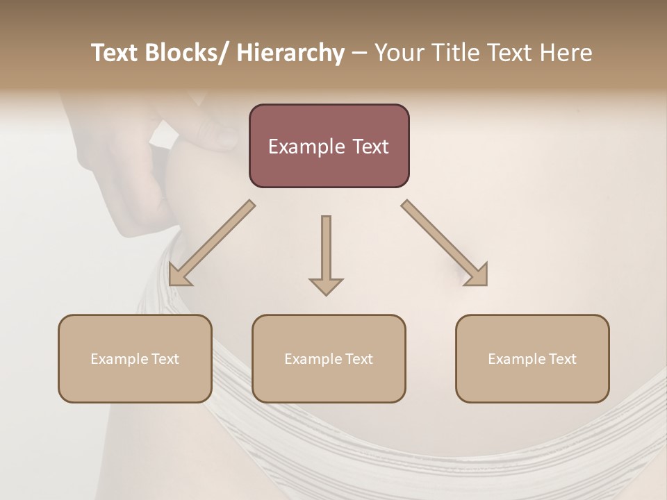 Close-Up Of Woman Body PowerPoint Template