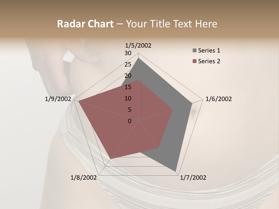Close-Up Of Woman Body PowerPoint Template