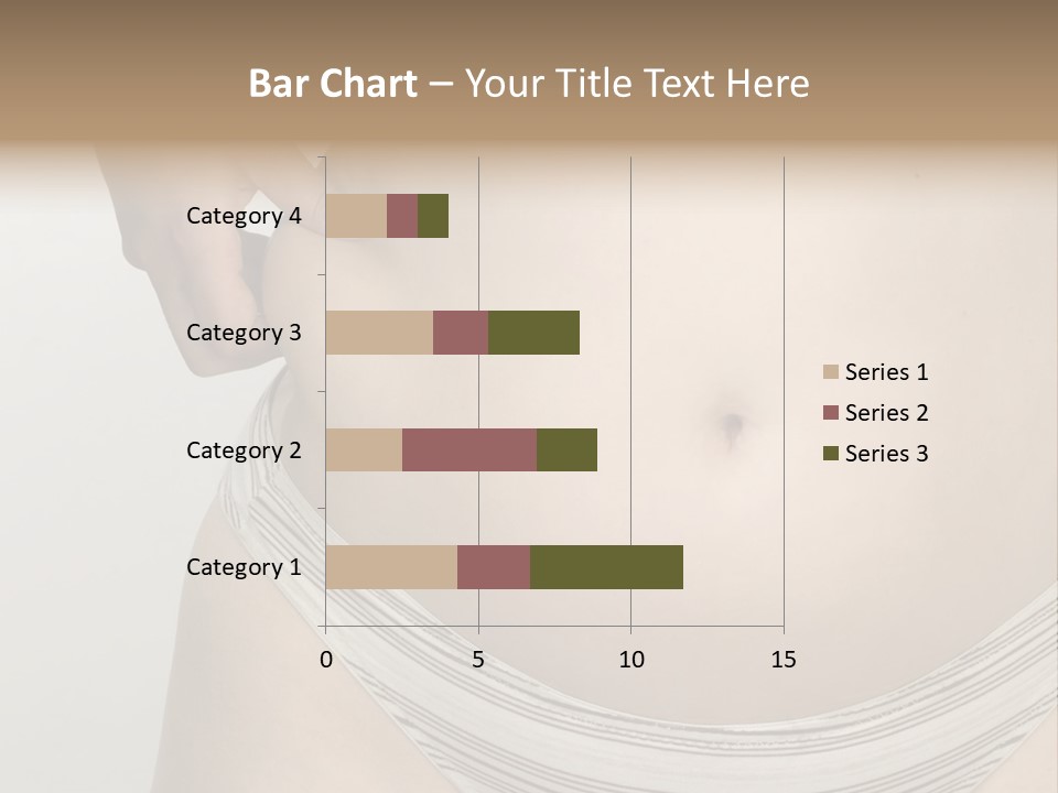 Close-Up Of Woman Body PowerPoint Template