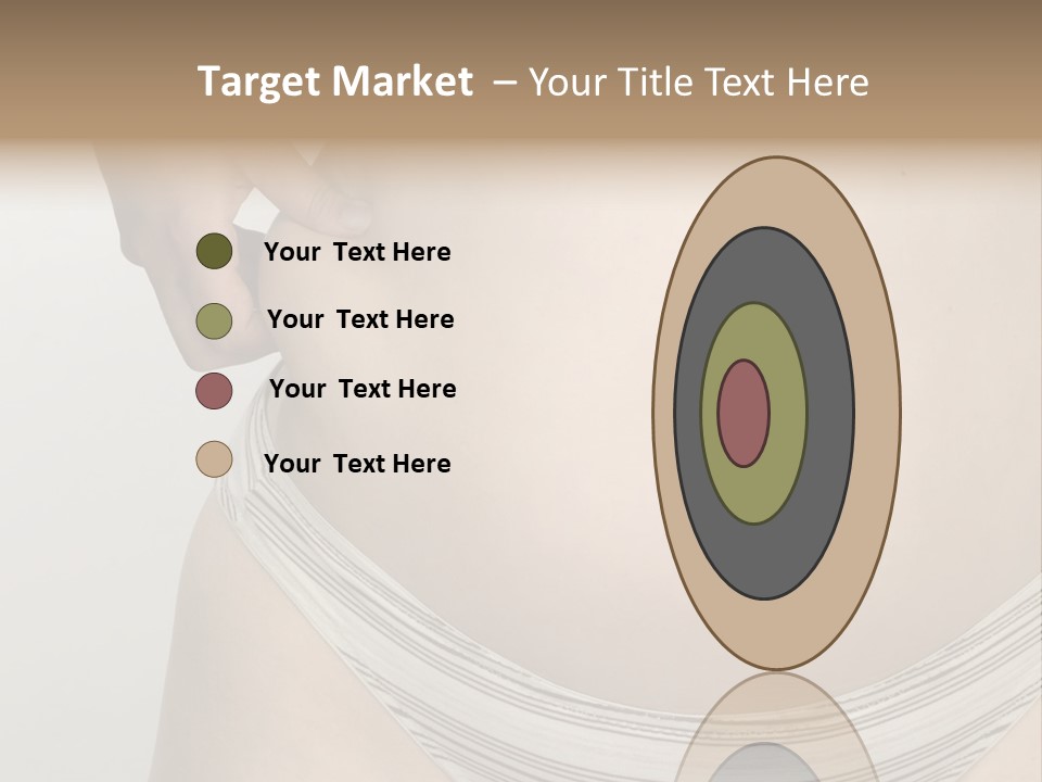 Close-Up Of Woman Body PowerPoint Template