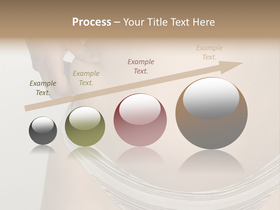 Close-Up Of Woman Body PowerPoint Template