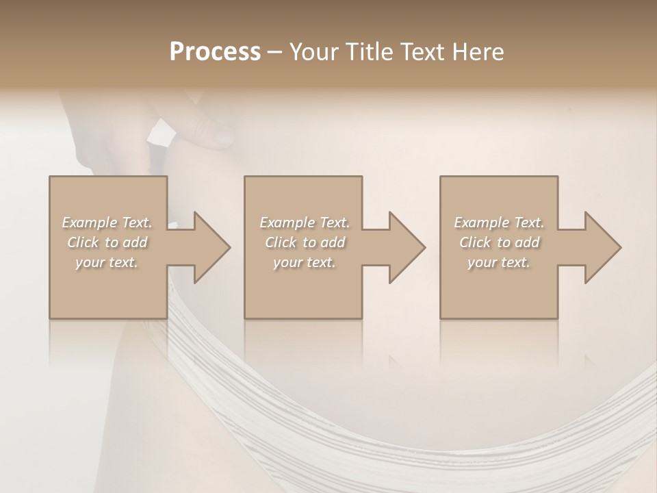 Close-Up Of Woman Body PowerPoint Template