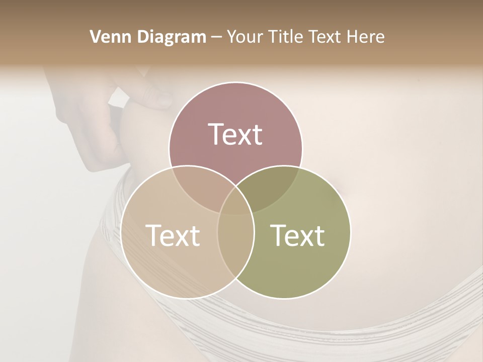 Close-Up Of Woman Body PowerPoint Template