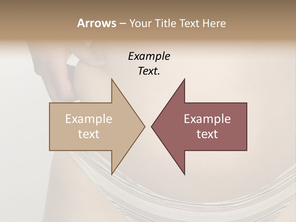 Close-Up Of Woman Body PowerPoint Template