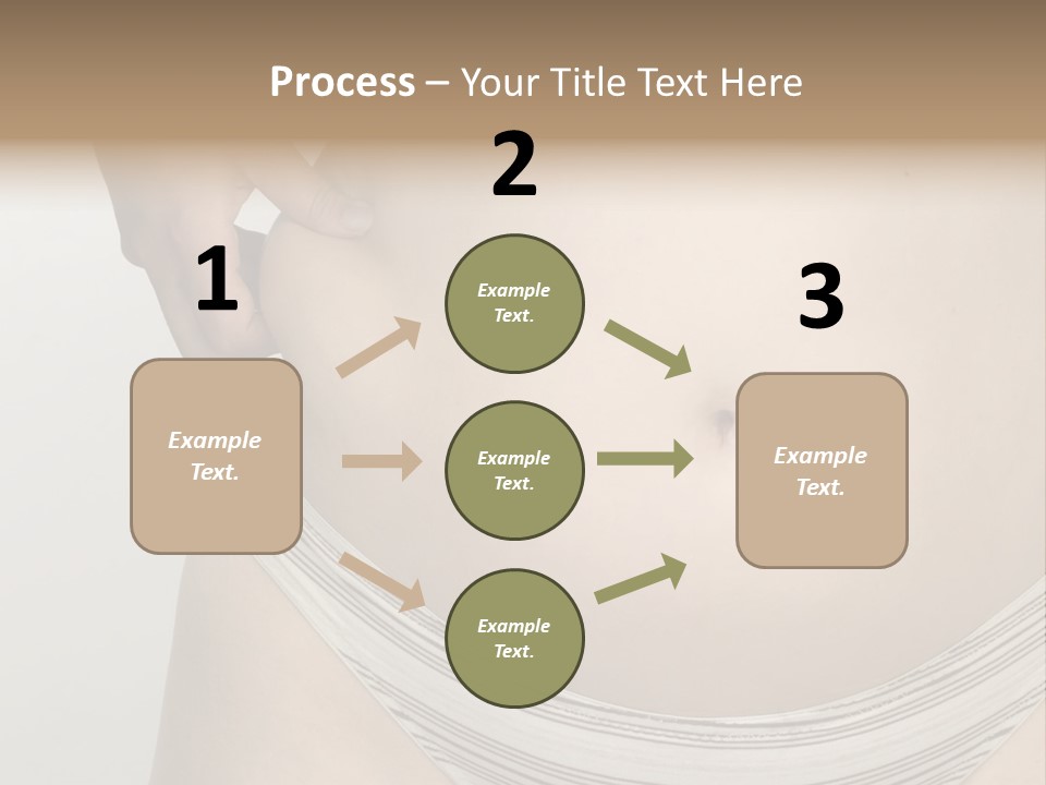 Close-Up Of Woman Body PowerPoint Template