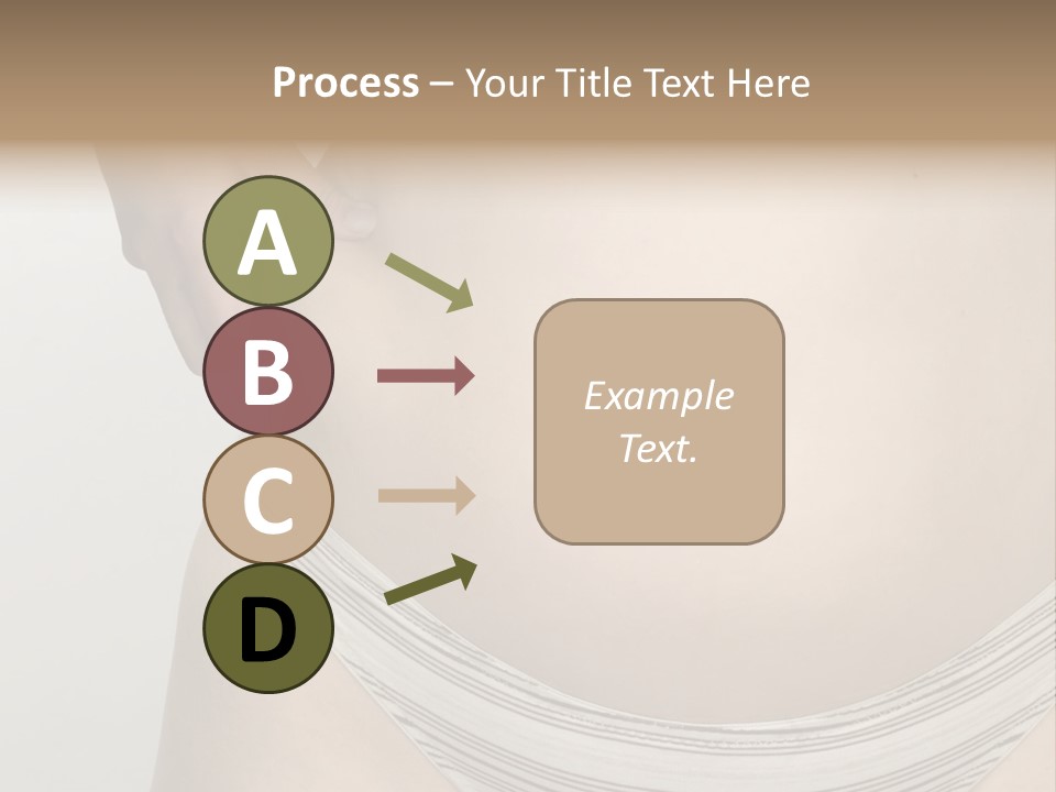 Close-Up Of Woman Body PowerPoint Template