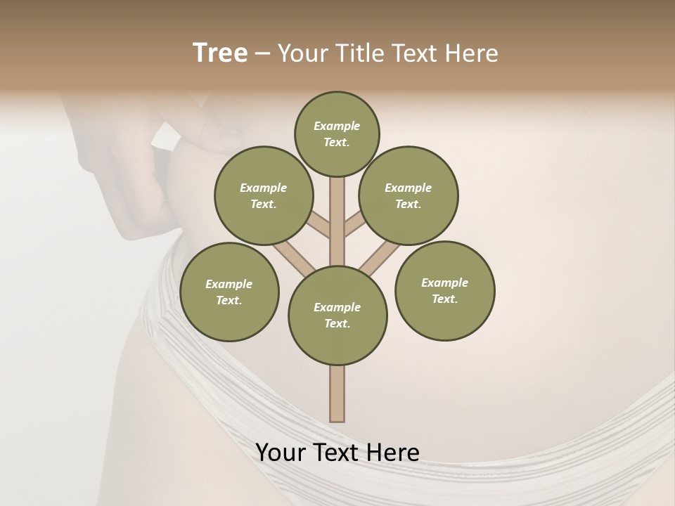 Close-Up Of Woman Body PowerPoint Template