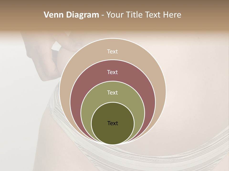 Close-Up Of Woman Body PowerPoint Template