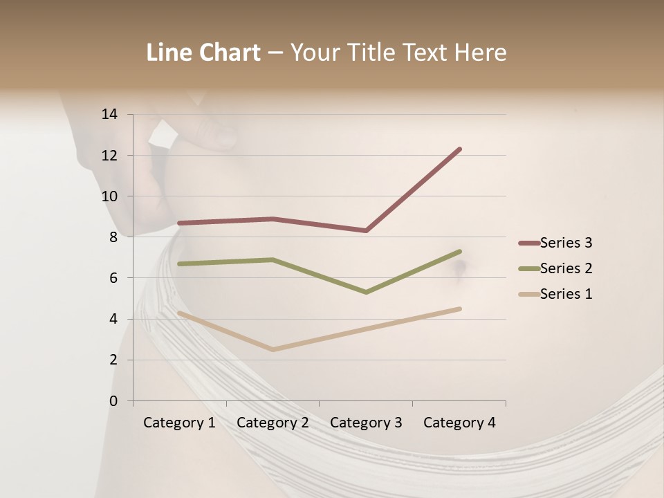 Close-Up Of Woman Body PowerPoint Template