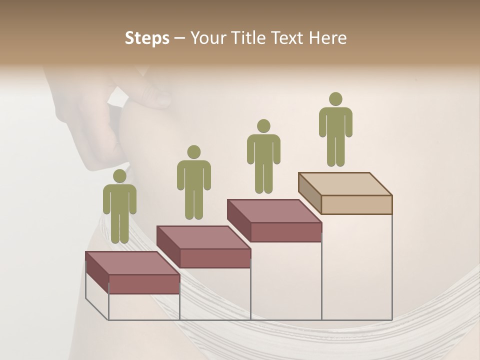 Close-Up Of Woman Body PowerPoint Template