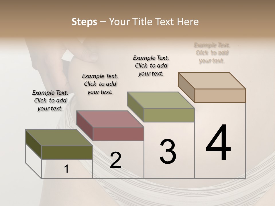 Close-Up Of Woman Body PowerPoint Template