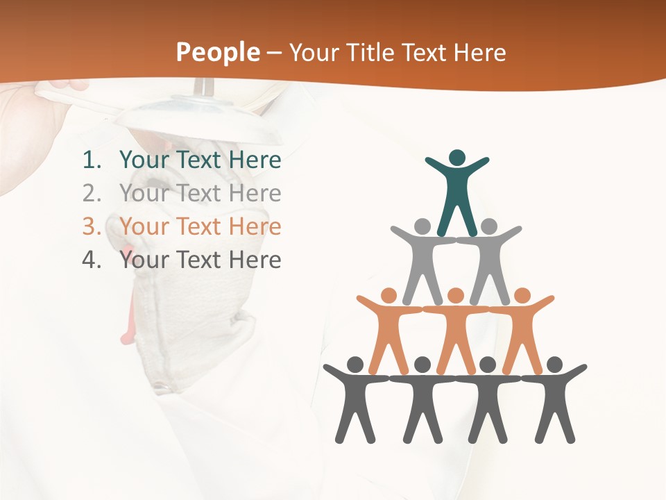 A Person Wearing A Mask And Holding A Knife PowerPoint Template