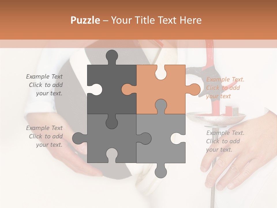 Fencer Close Up In High Key 2 PowerPoint Template