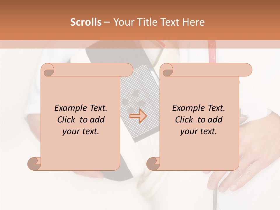 Fencer Close Up In High Key 2 PowerPoint Template