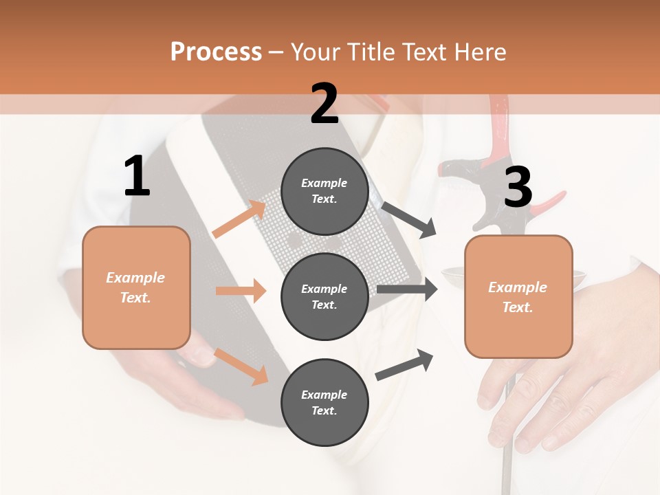 Fencer Close Up In High Key 2 PowerPoint Template