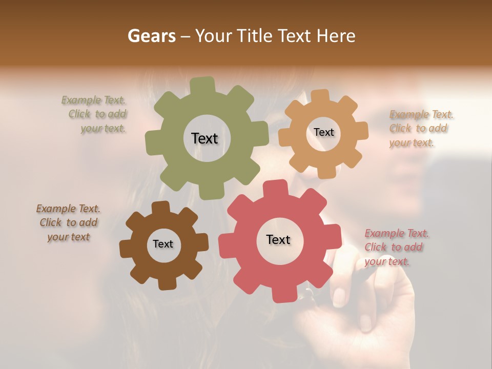 Tractor Wheel PowerPoint Template