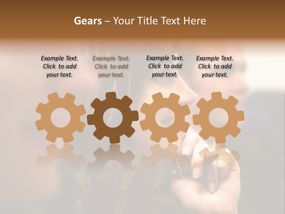 Tractor Wheel PowerPoint Template