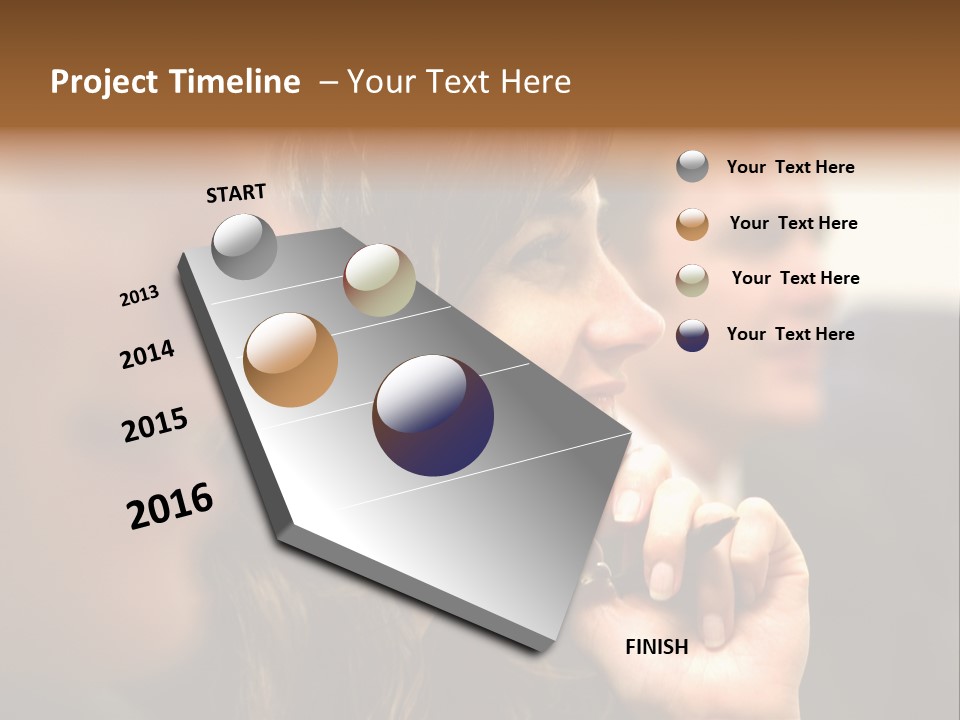 Tractor Wheel PowerPoint Template