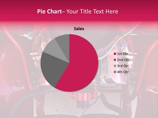 Looking Under The Hood Of A Hot Rod(Focus On Engine Block) PowerPoint Template