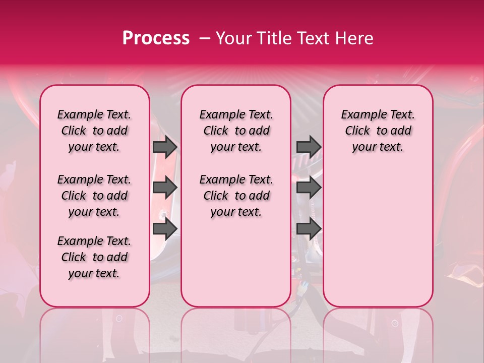 Looking Under The Hood Of A Hot Rod(Focus On Engine Block) PowerPoint Template