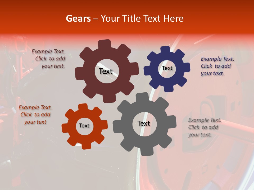 Tractor Wheel PowerPoint Template