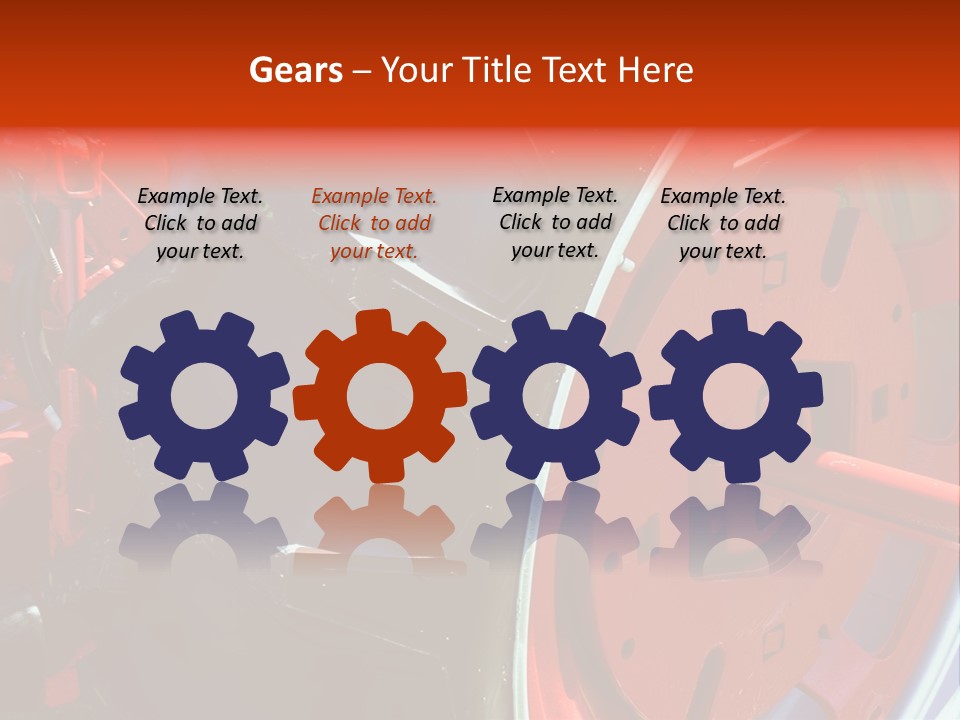 Tractor Wheel PowerPoint Template