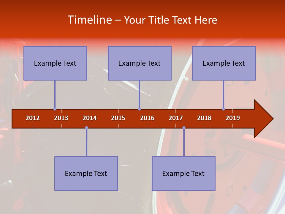 Tractor Wheel PowerPoint Template