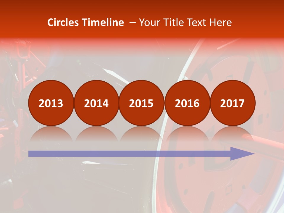 Tractor Wheel PowerPoint Template