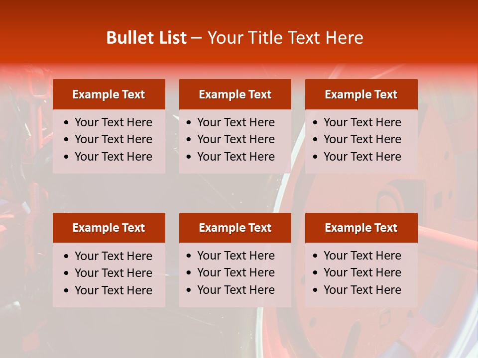 Tractor Wheel PowerPoint Template