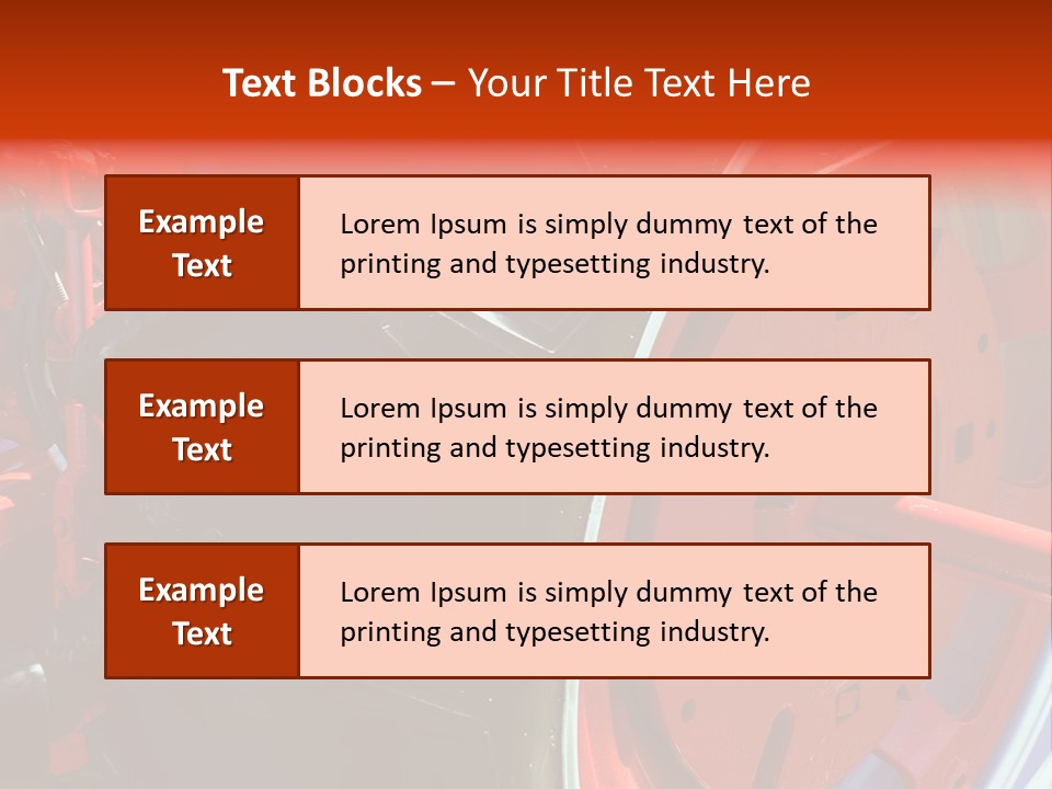 Tractor Wheel PowerPoint Template