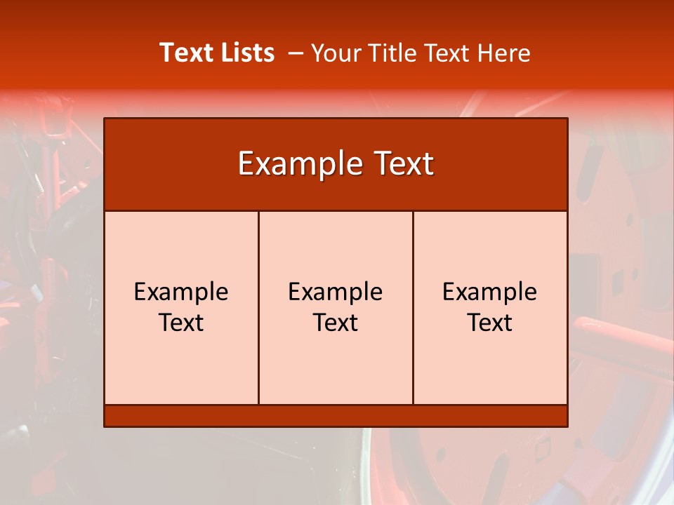 Tractor Wheel PowerPoint Template