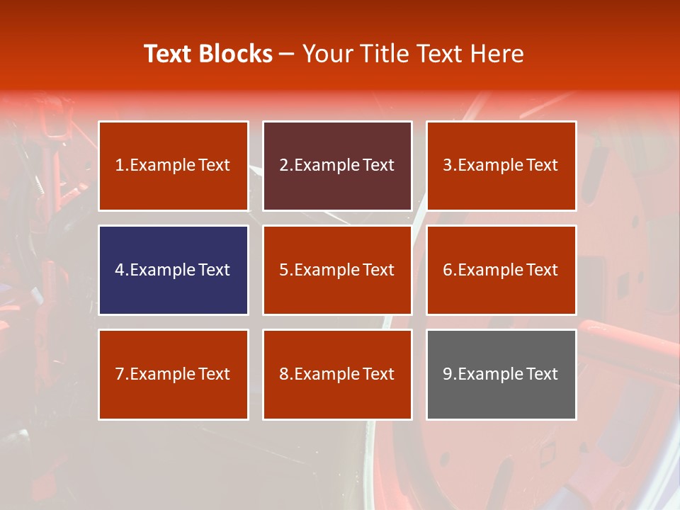 Tractor Wheel PowerPoint Template