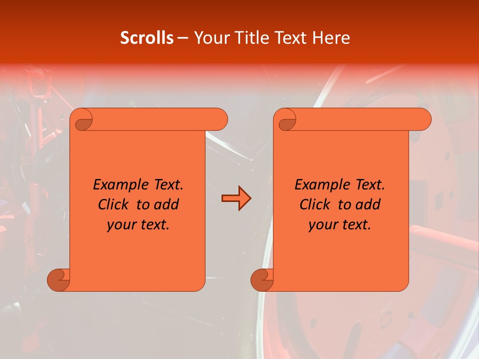 Tractor Wheel PowerPoint Template