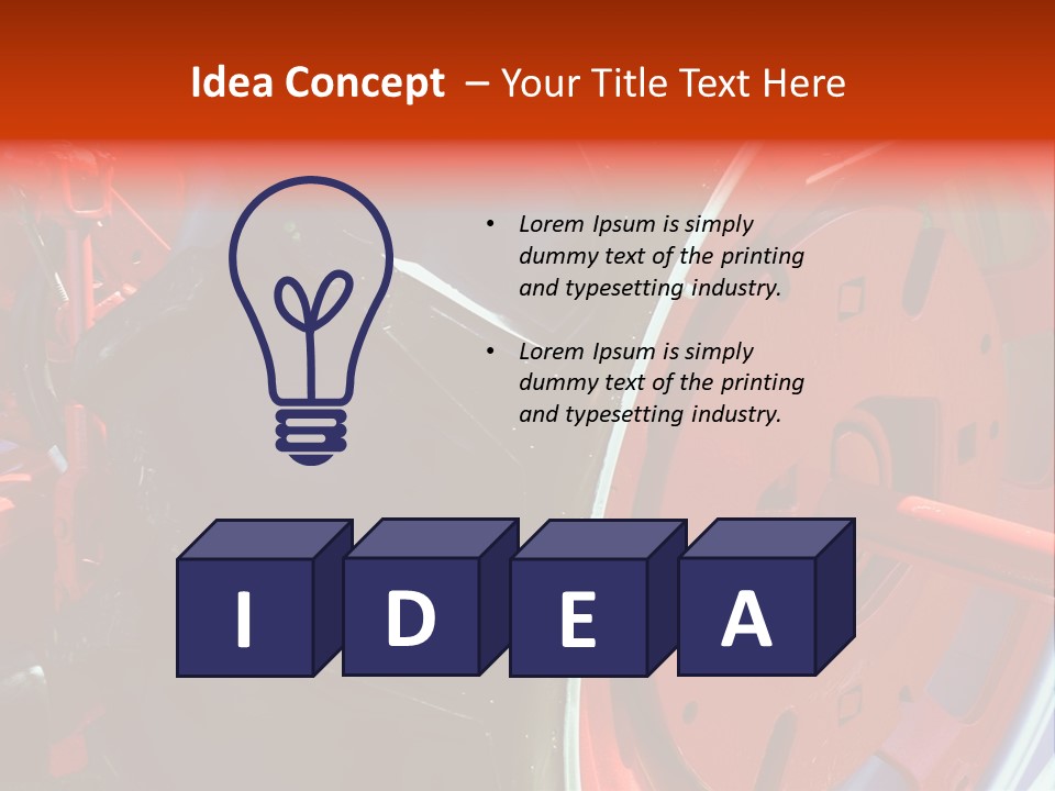 Tractor Wheel PowerPoint Template