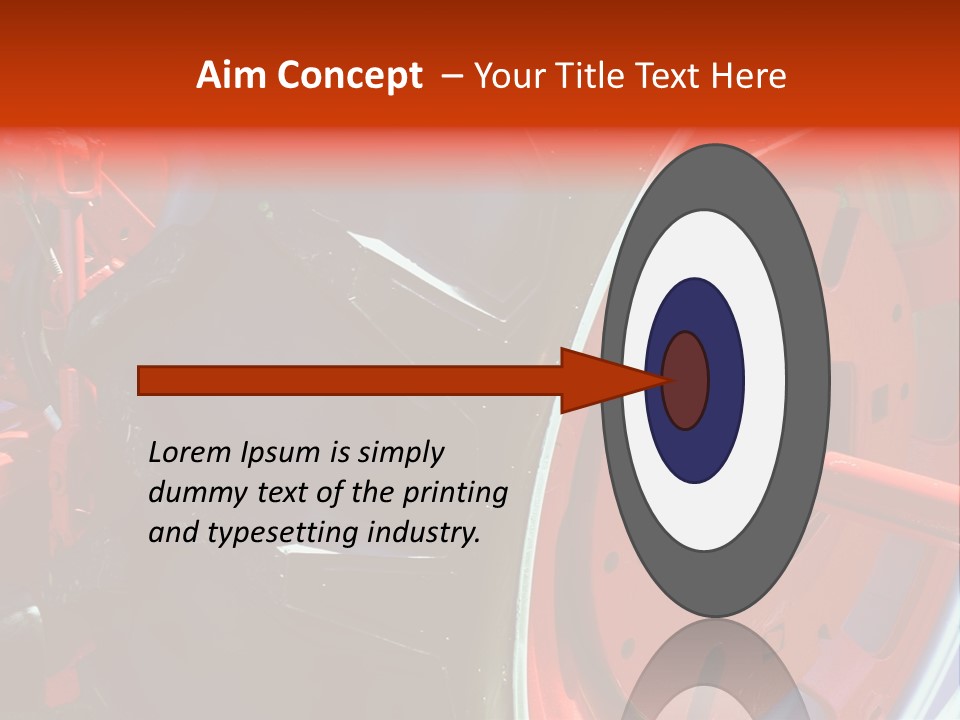 Tractor Wheel PowerPoint Template