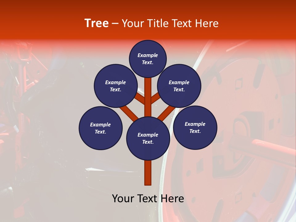 Tractor Wheel PowerPoint Template