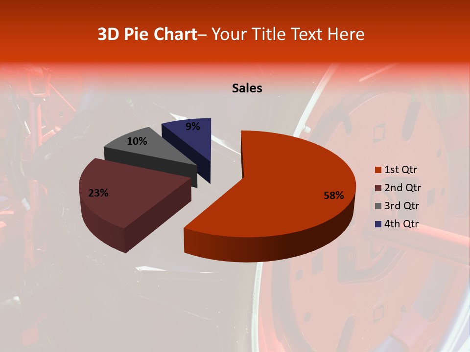 Tractor Wheel PowerPoint Template