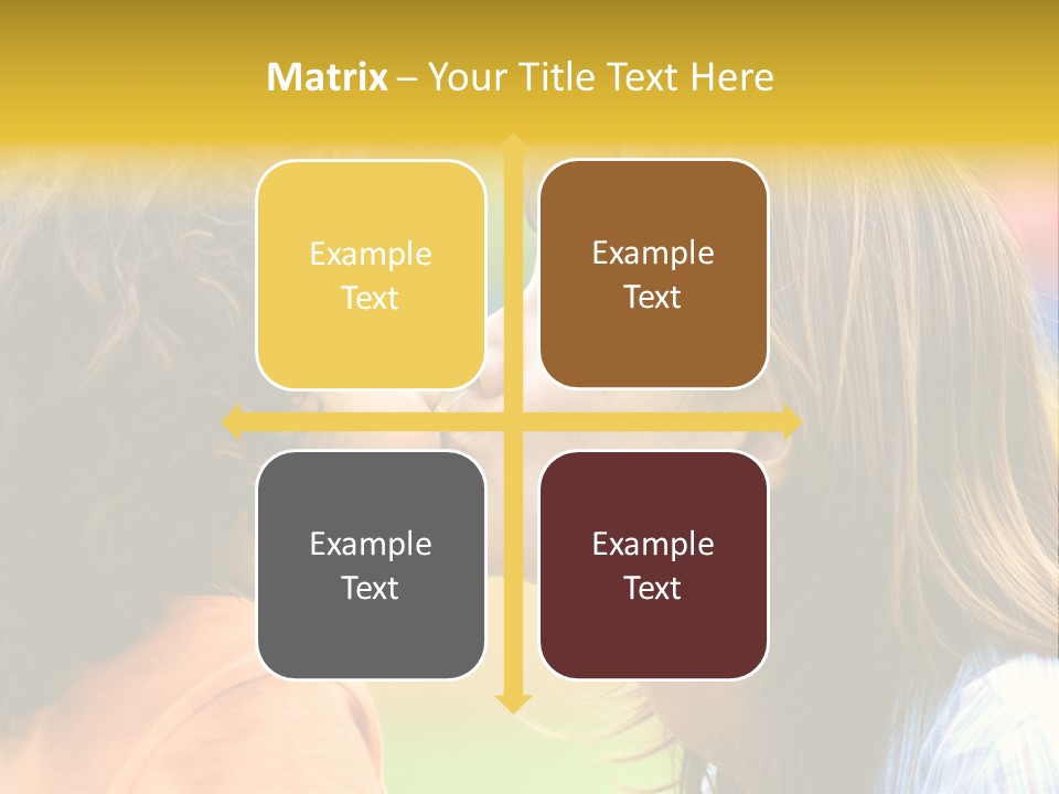 Family Love - Mother And Son Portrait Kissing Outdoors On A Sunny Day PowerPoint Template