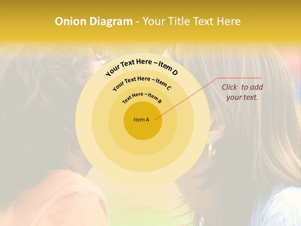 Family Love - Mother And Son Portrait Kissing Outdoors On A Sunny Day PowerPoint Template