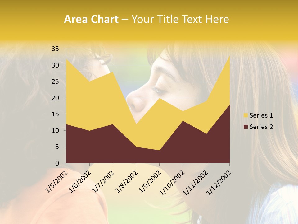 Family Love - Mother And Son Portrait Kissing Outdoors On A Sunny Day PowerPoint Template