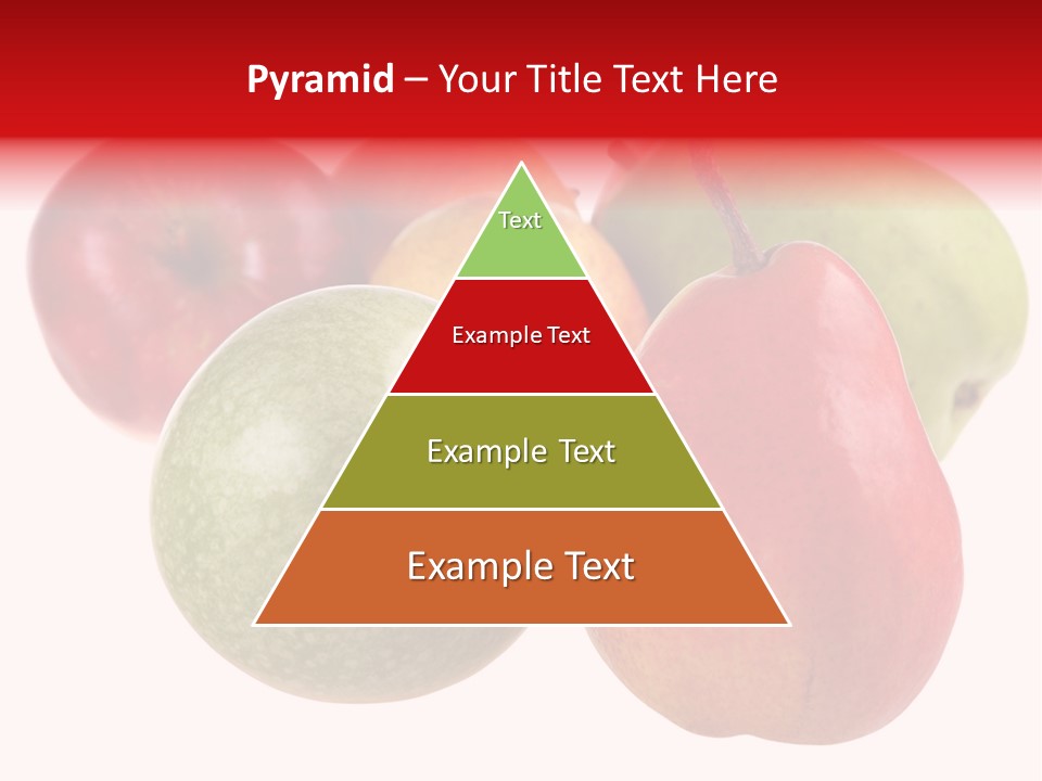 Fruit Isolated On White Background PowerPoint Template