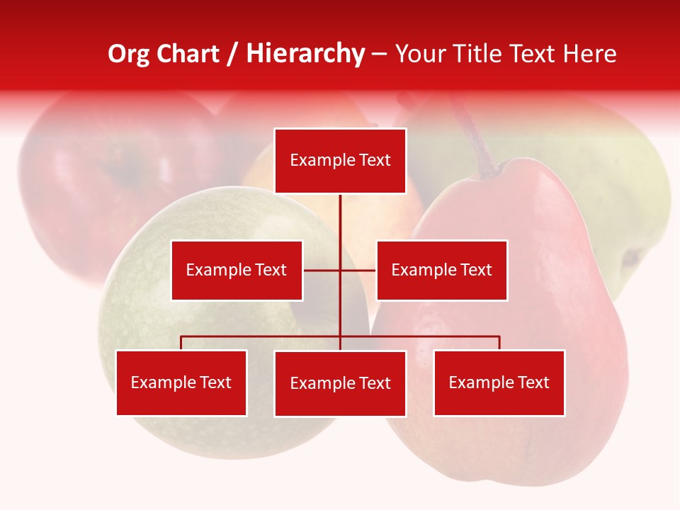 Fruit Isolated On White Background PowerPoint Template