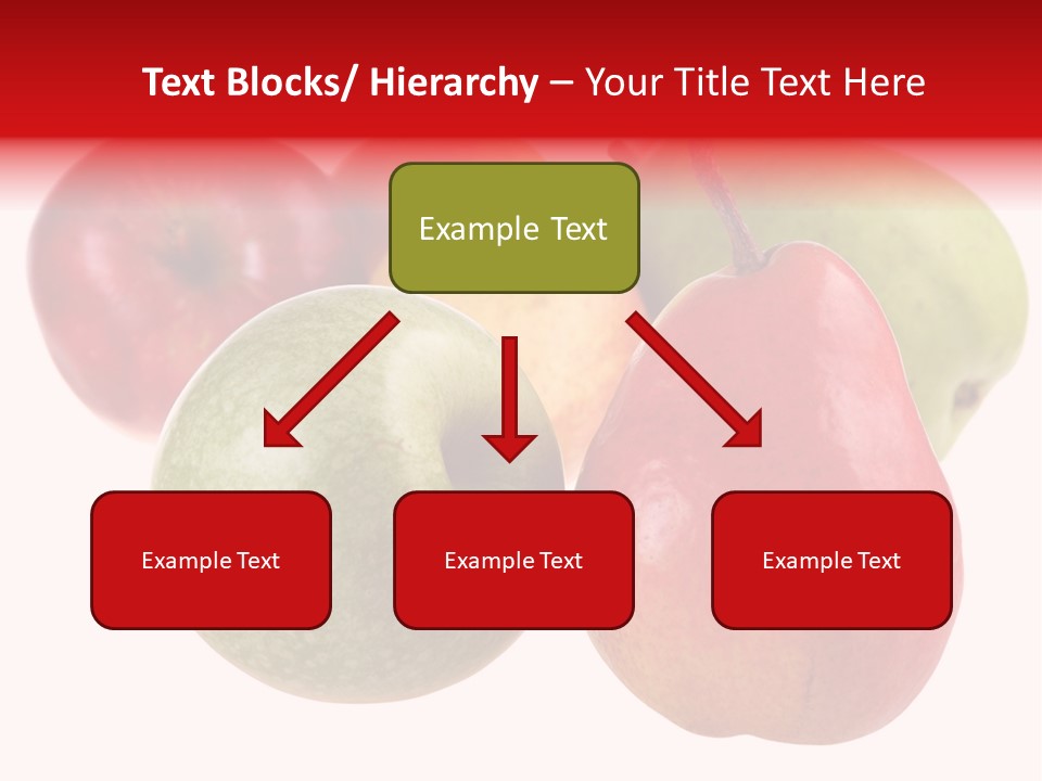 Fruit Isolated On White Background PowerPoint Template