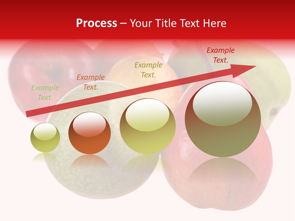 Fruit Isolated On White Background PowerPoint Template