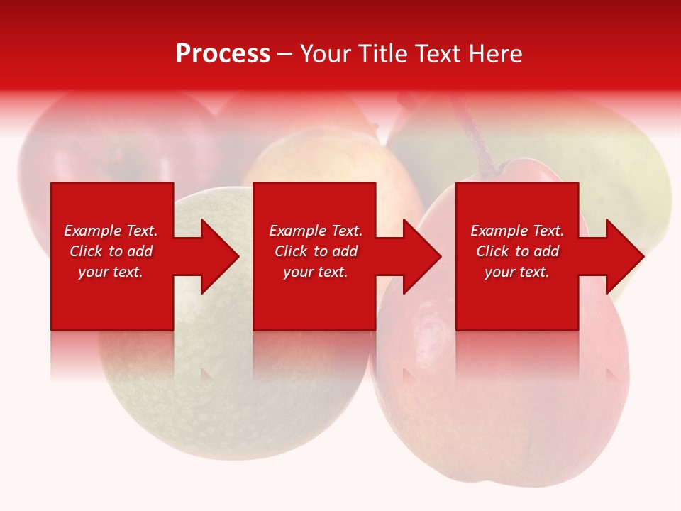 Fruit Isolated On White Background PowerPoint Template