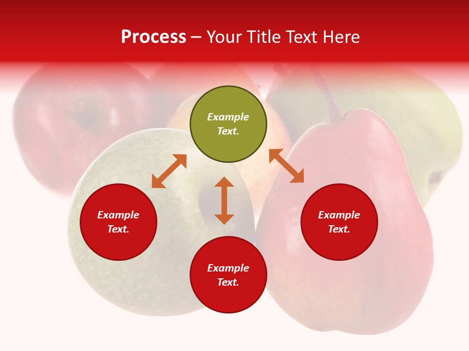 Fruit Isolated On White Background PowerPoint Template