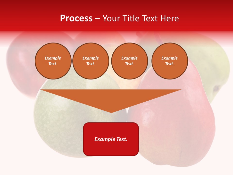 Fruit Isolated On White Background PowerPoint Template