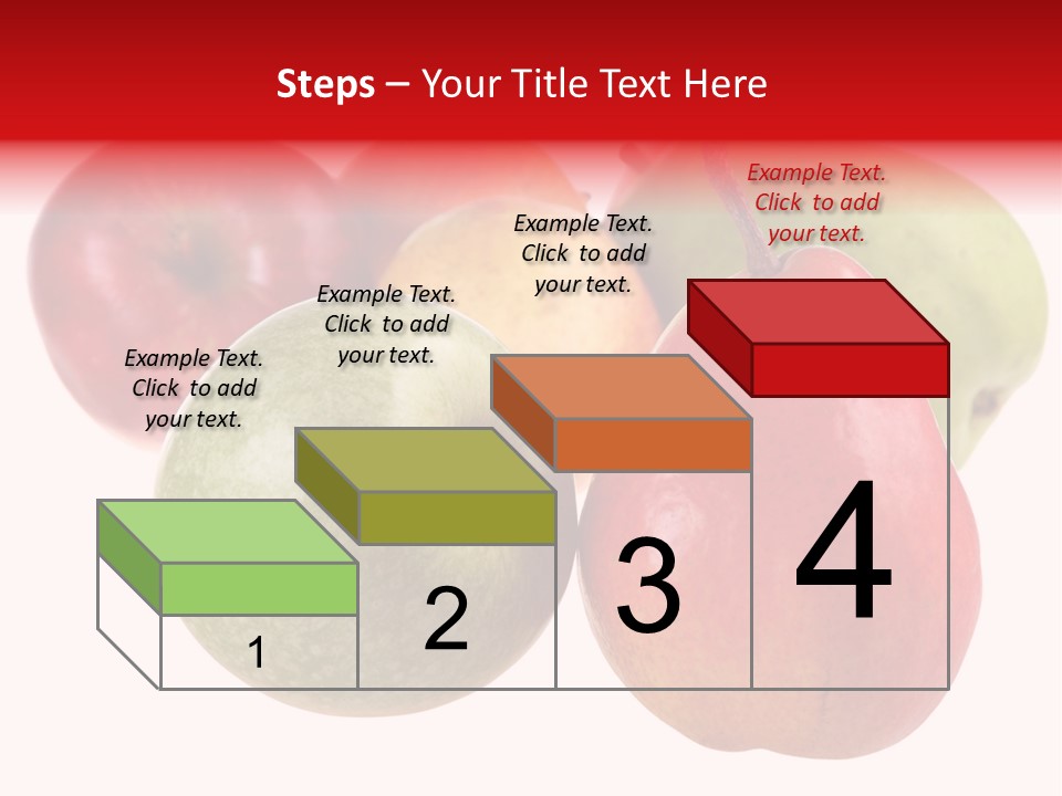 Fruit Isolated On White Background PowerPoint Template