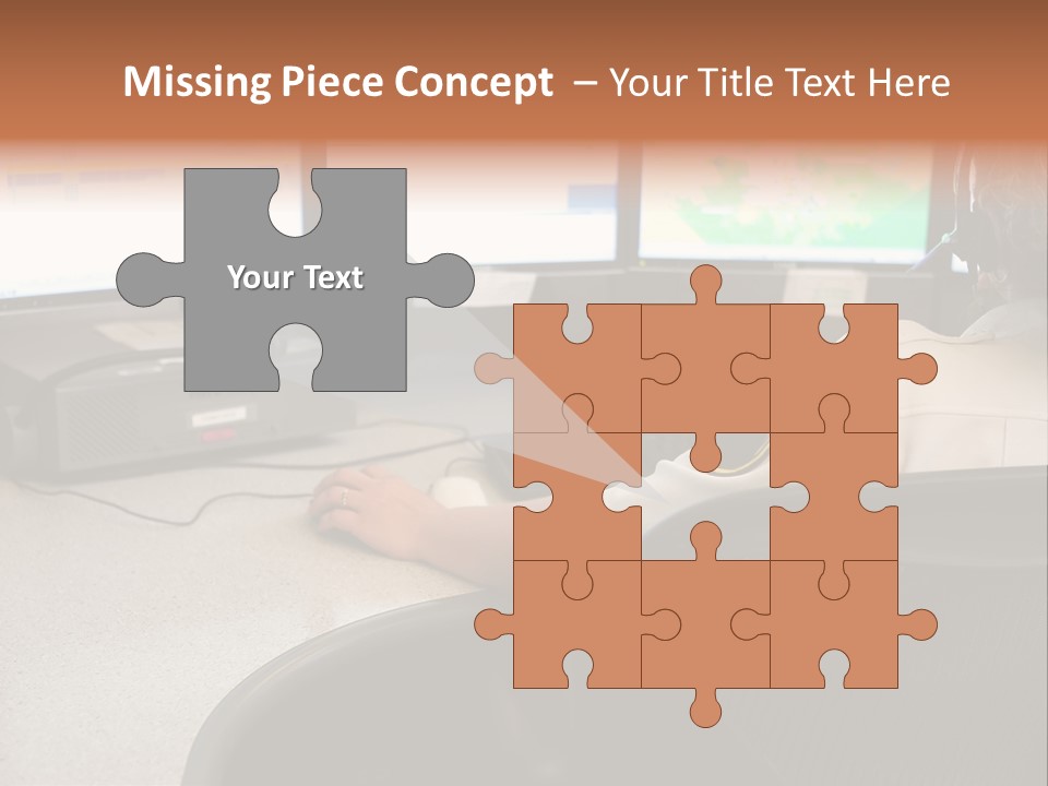 Foot Bridge Across Minnehaha Creek PowerPoint Template