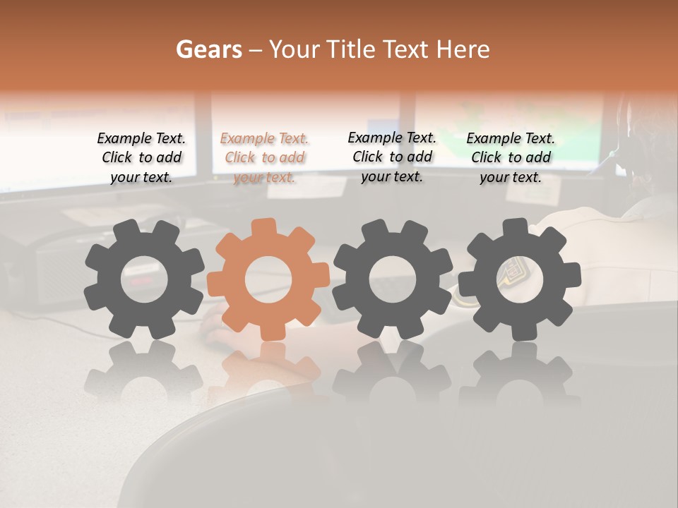 Foot Bridge Across Minnehaha Creek PowerPoint Template